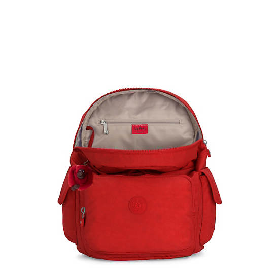 Kipling City Pack Rugzak Rood Roze | BE 1521AH